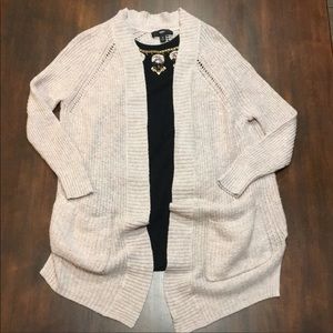 Blush pink sweater cardigan